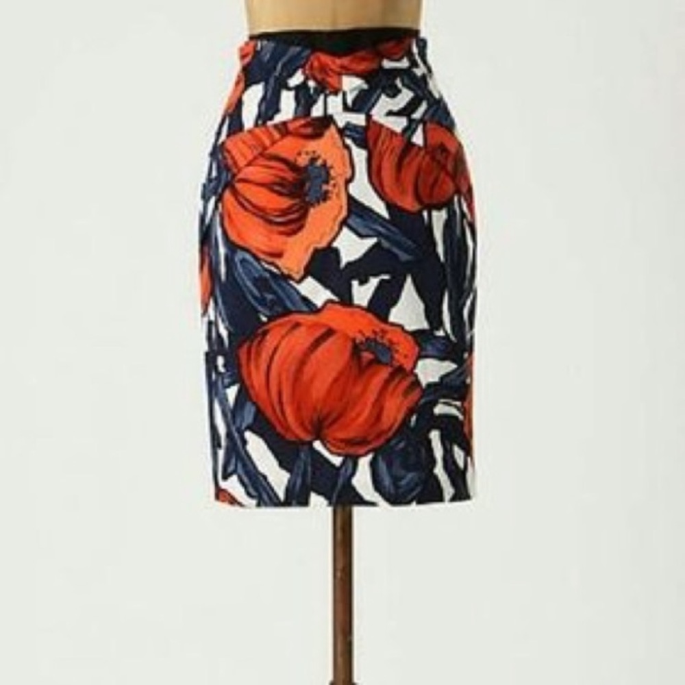 Anthropologie Moulinette Soeurs poppy skirt